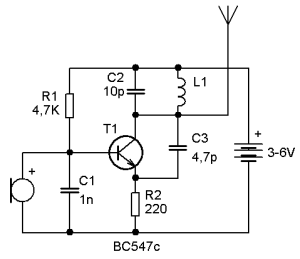 Simple Miniature FM Transmitter