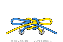 Crossed Ian Knot diagram 6
