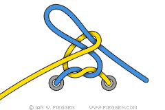 Two Stage Shoelace Knot diagram 3