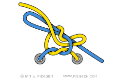 Two Loop Knot diagram 5