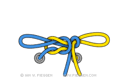 Two Stage Shoelace Knot diagram 8